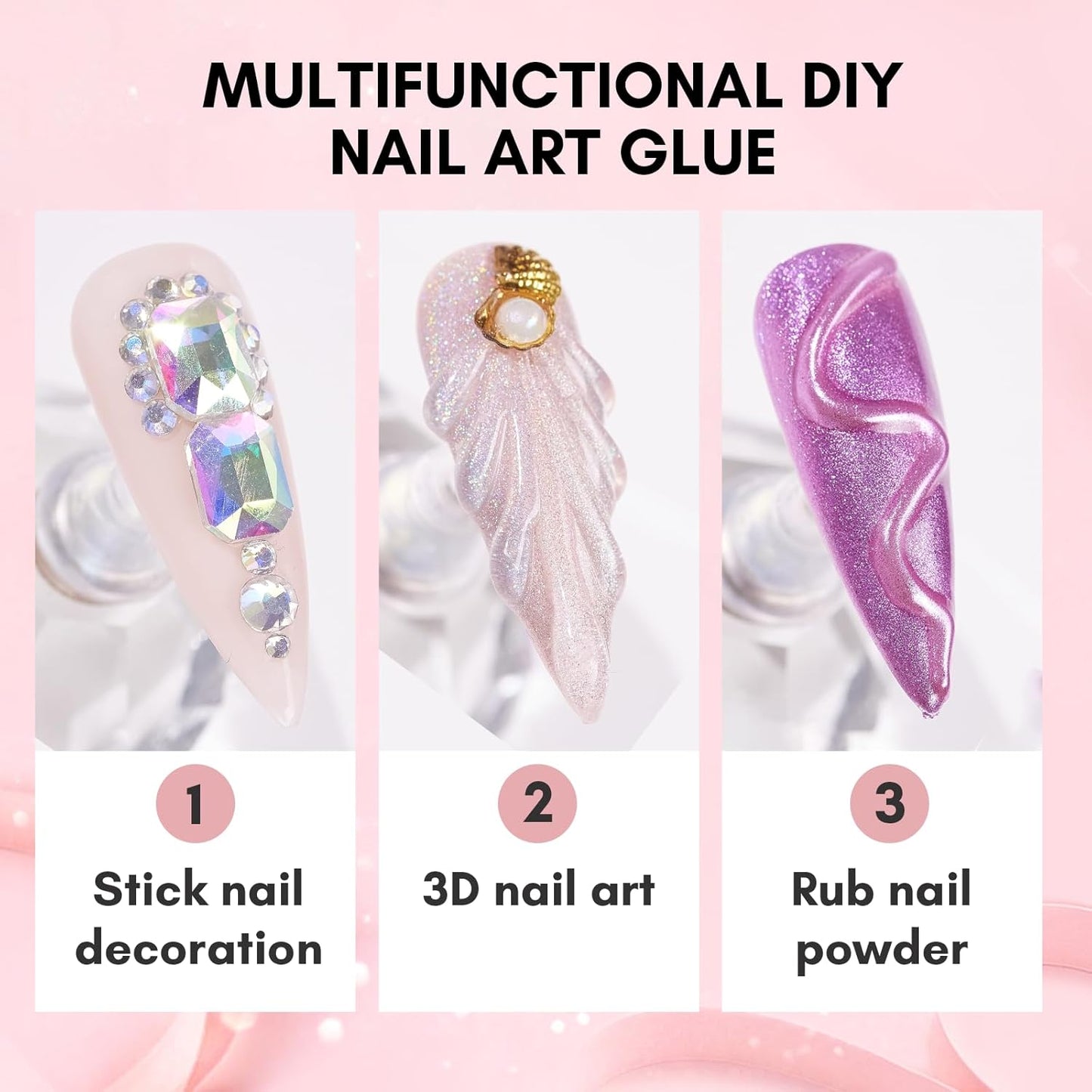 Super Strong Makartt Nail Rhinestone Gel Glue 30ML