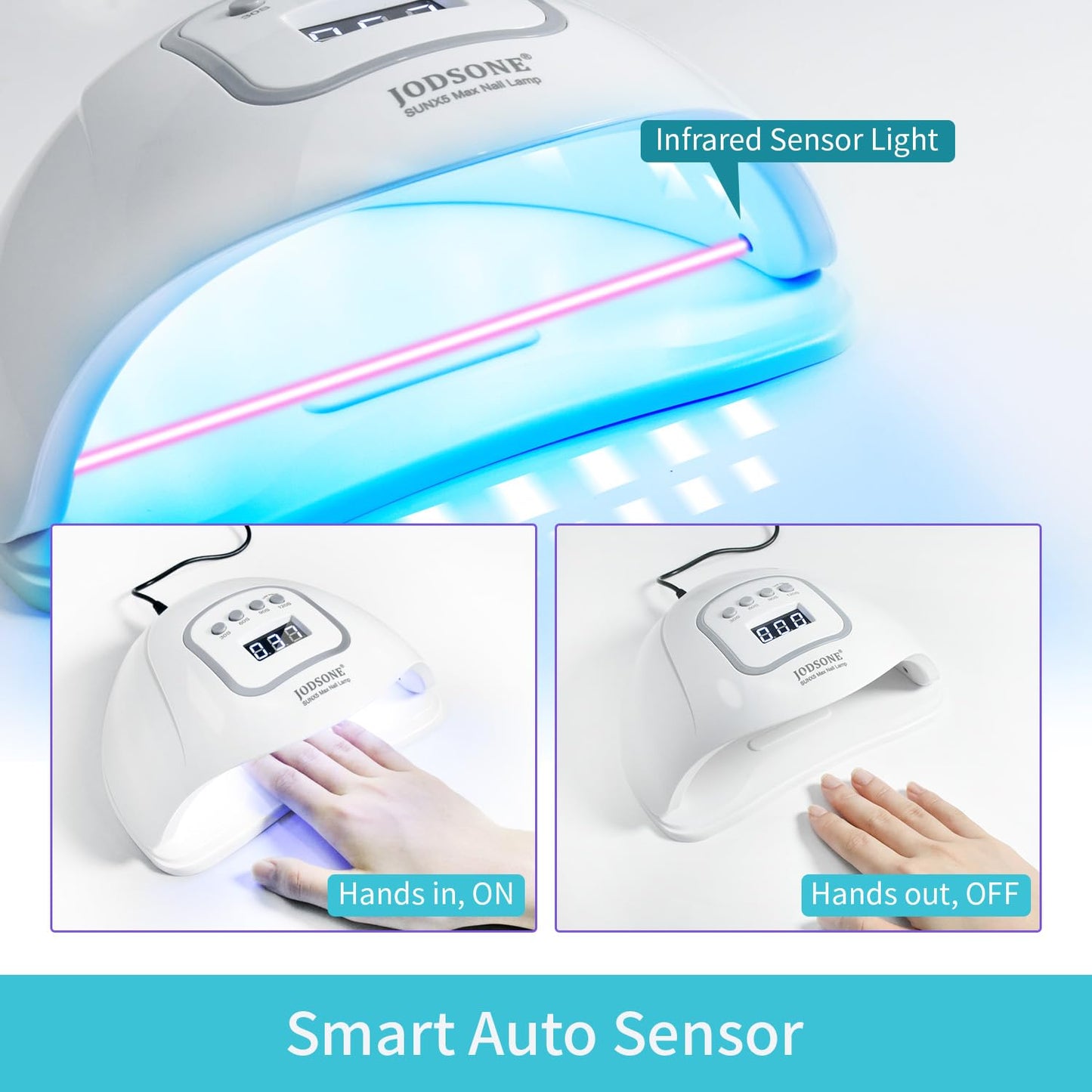 JODSONE UV LED Nail Lamp Dryer for Gel