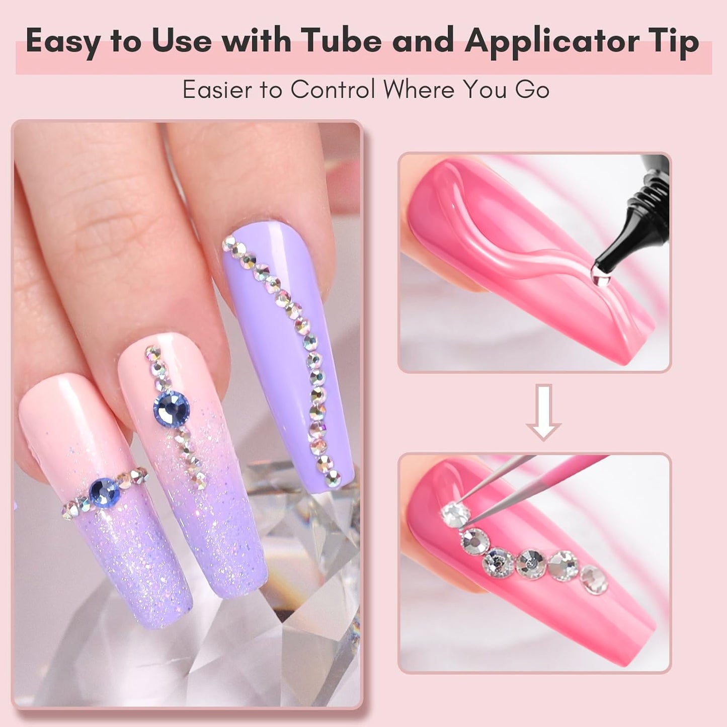 Super Strong Makartt Nail Rhinestone Gel Glue 30ML