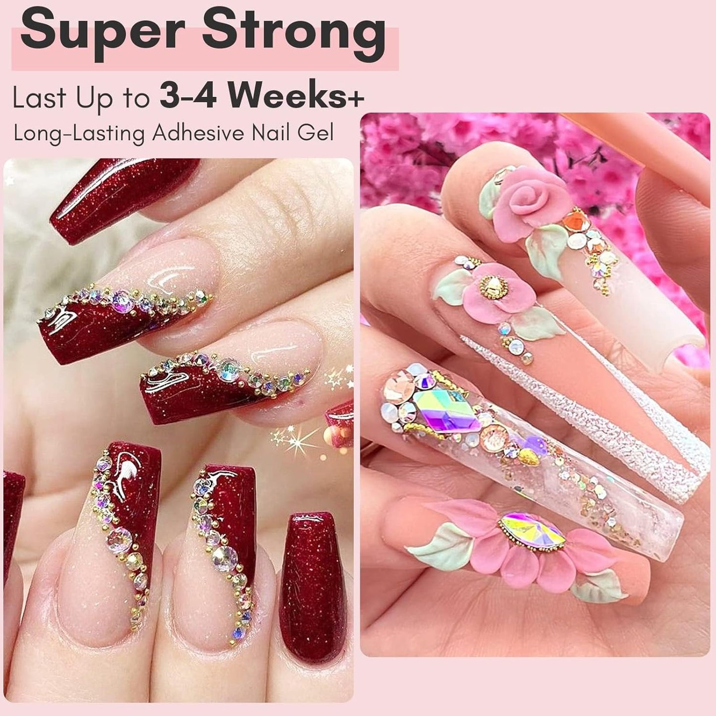 Super Strong Makartt Nail Rhinestone Gel Glue 30ML
