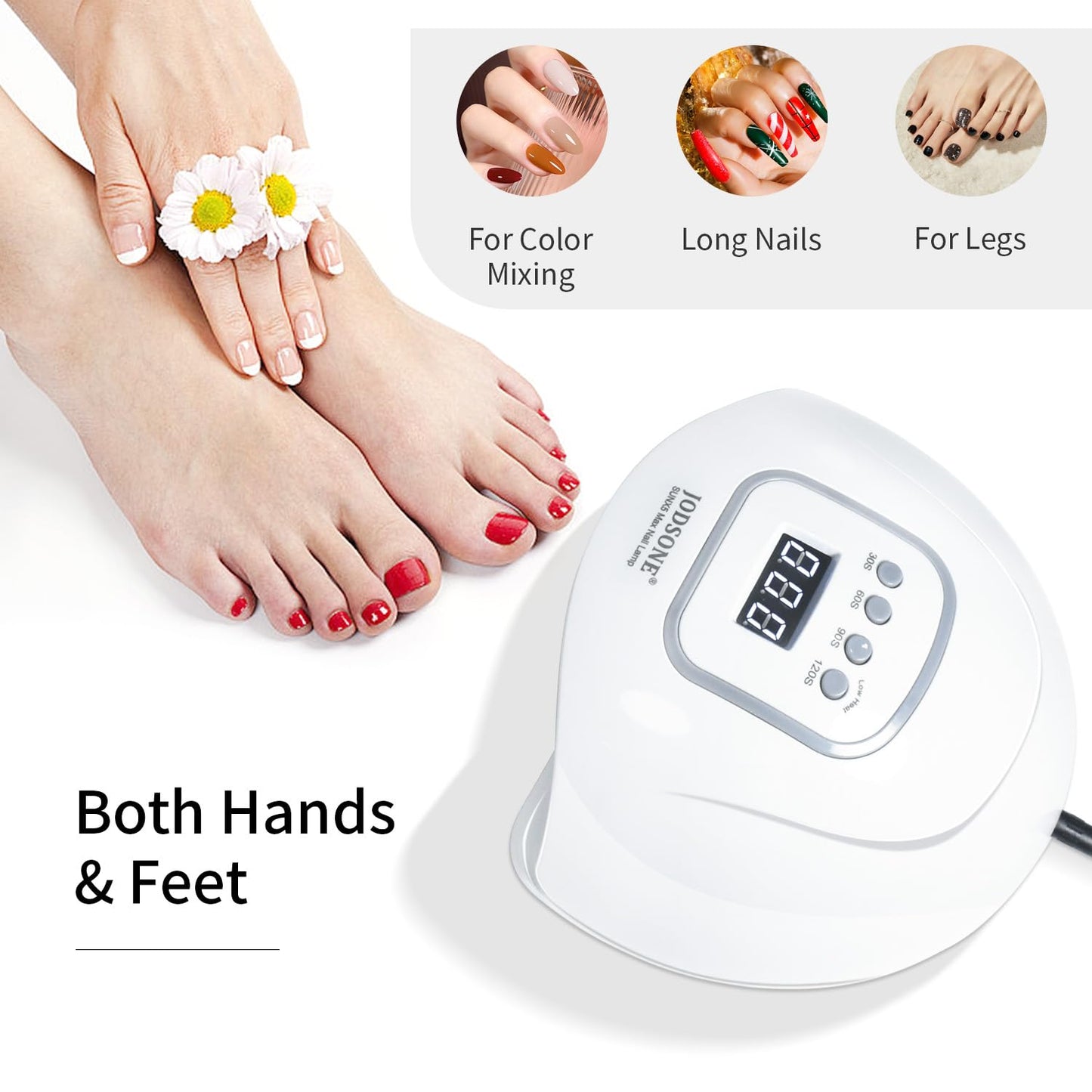 JODSONE UV LED Nail Lamp Dryer for Gel