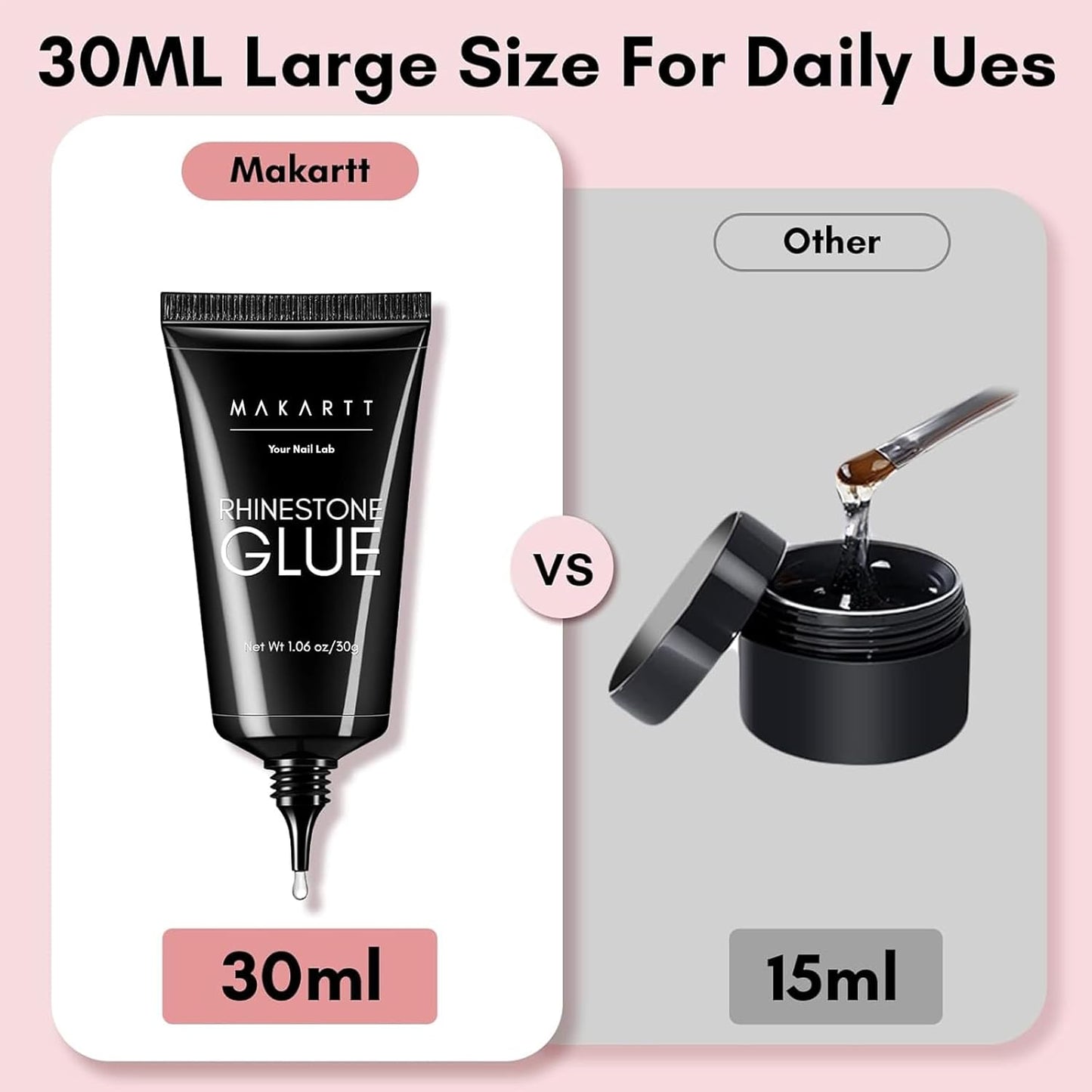 Super Strong Makartt Nail Rhinestone Gel Glue 30ML