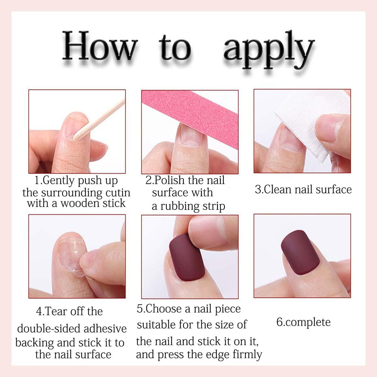 Autumn Almond Red Beige Orange Press On Nails