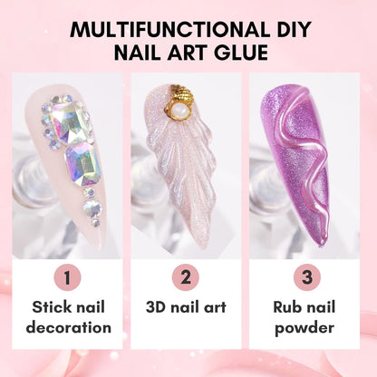 Super Strong Makartt Nail Rhinestone Gel Glue 30ML