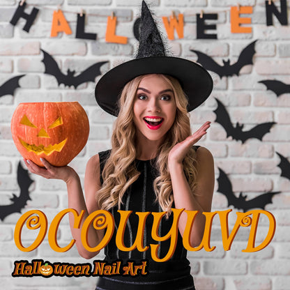 Halloween Red Blood French Tip Almond Press Nails